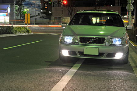 volvo V70T-5 長時間露光-3