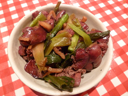 鶏レバーの甘辛煮