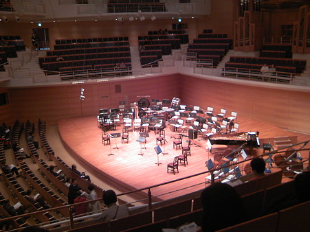 東京交響楽団第58回新潟定期最初のセッティング
